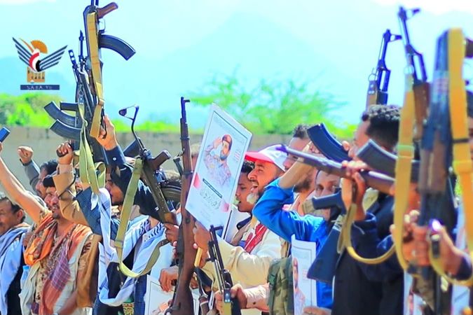 ريمة .. وقفة لقبائل المربع الغربي في مديرية الجبين، تأكيدا على الثبات الجاهزية