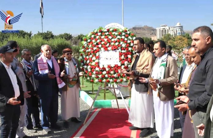 قيادة وزارة النقل والأشغال تزور أضرحة الشهداء الصماد والرهوي والغماري