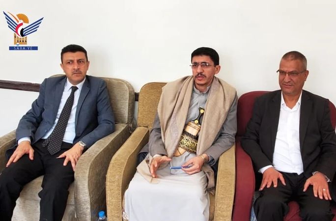 وزير التربية والتعليم يناقش مع رئيس جامعة إب سير العملية التعليمية