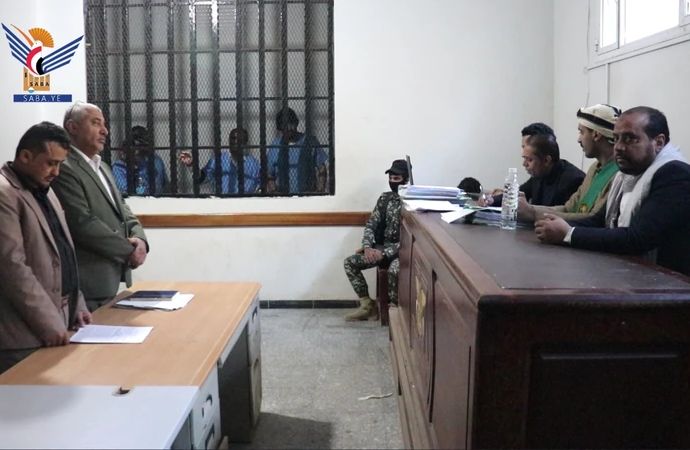 المحكمة الجزائية بأمانة العاصمة تحجز قضايا خلايا شبكة التجسس للنطق بالحكم