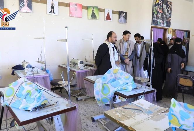 الصعدي وأبو نشطان يتفقدان سير العملية التعليمية بمعهد نقم لتدريب وتأهيل المرأة